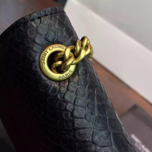 YSL圣羅蘭牛皮挎包 百搭經典，金色鏈條點亮精致日常
